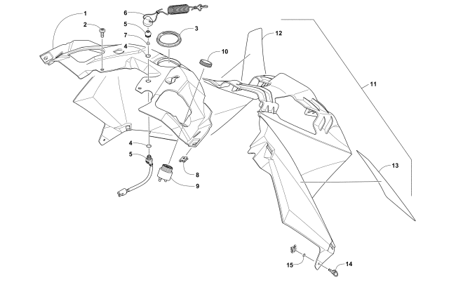 Parts Diagram for Arctic Cat 2016 ZR 6000 RR SNOWMOBILE CONSOLE ASSEMBLY
