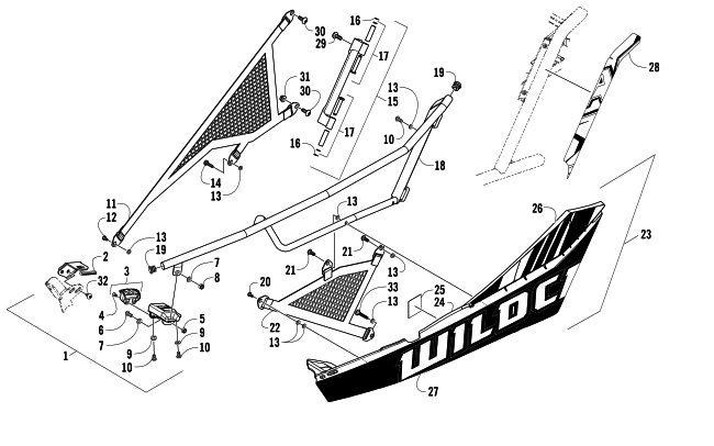 Parts Diagram for Arctic Cat 2014 WILDCAT X ATV DOOR ASSEMBLY