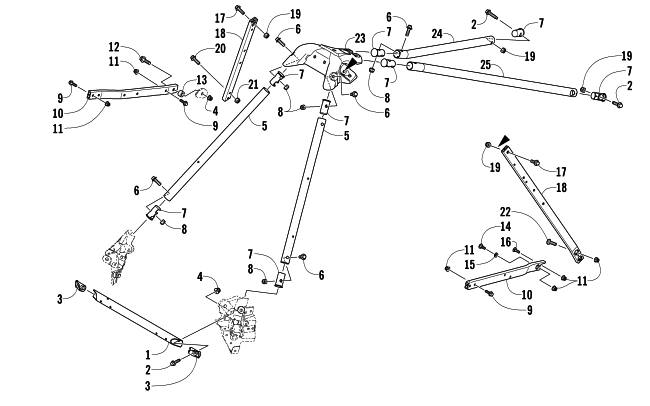 Parts Diagram for Arctic Cat 2014 ZR 6000 SNO PRO R SNOWMOBILE STEERING SUPPORT ASSEMBLY