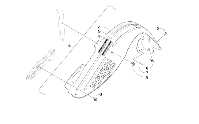 Parts Diagram for Arctic Cat 2015 M 7000 SNO PRO SNOWMOBILE BELT GUARD ASSEMBLY