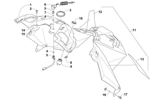 Parts Diagram for Arctic Cat 2015 ZR 7000 SNO PRO RR SNOWMOBILE CONSOLE ASSEMBLY