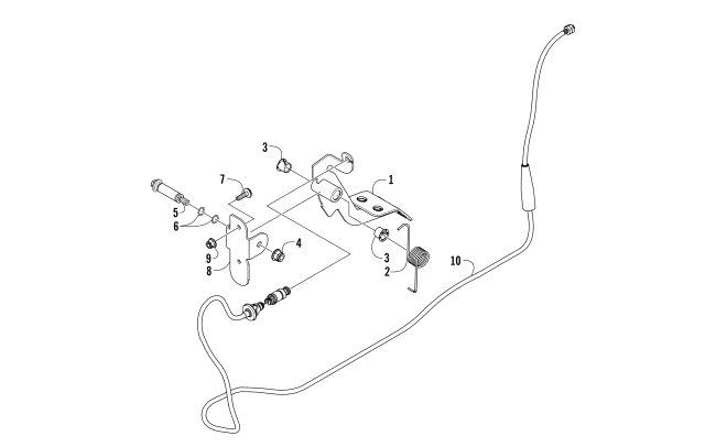 Parts Diagram for Arctic Cat 2017 WILDCAT TRAIL XT EPS LIMITED EDITION ATV ACCELERATOR ASSEMBLY TEAM ARCTIC GREEN