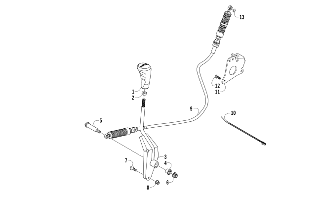 Parts Diagram for Arctic Cat 2015 WILDCAT TRAIL XT ATV SHIFTER ASSEMBLY