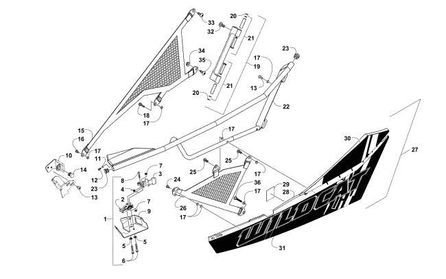 Parts Diagram for Arctic Cat 2015 WILDCAT ATV DOOR ASSEMBLY