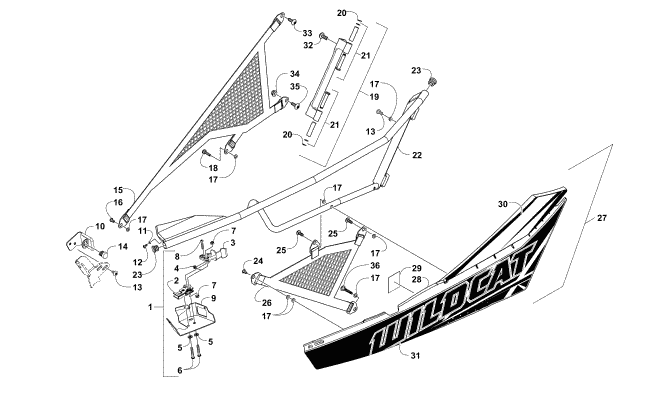 Parts Diagram for Arctic Cat 2016 WILDCAT X ATV DOOR ASSEMBLY