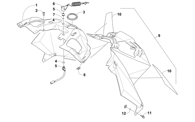 Parts Diagram for Arctic Cat 2015 ZR 4000 RR SNOWMOBILE CONSOLE ASSEMBLY