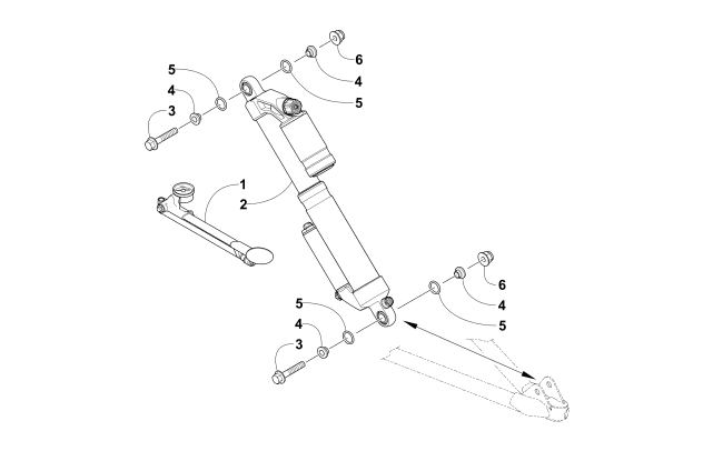 Parts Diagram for Arctic Cat 2015 ZR 7000 SNO PRO RR SNOWMOBILE FRONT SHOCK ABSORBER ASSEMBLY