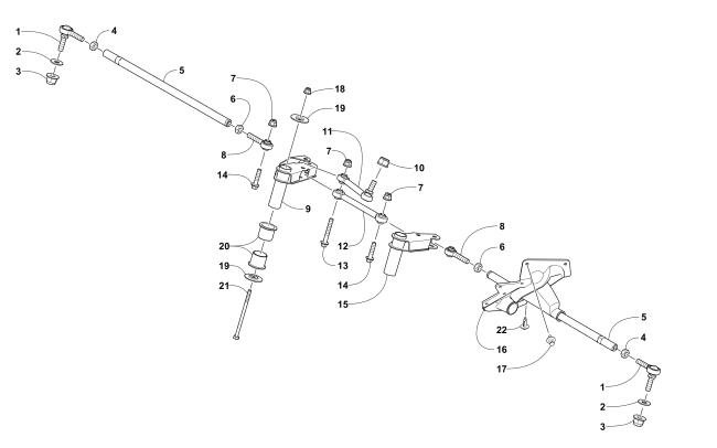 Parts Diagram for Arctic Cat 2016 BEARCAT 7000 XT GROOMER SPECIAL SNOWMOBILE TIE ROD ASSEMBLY