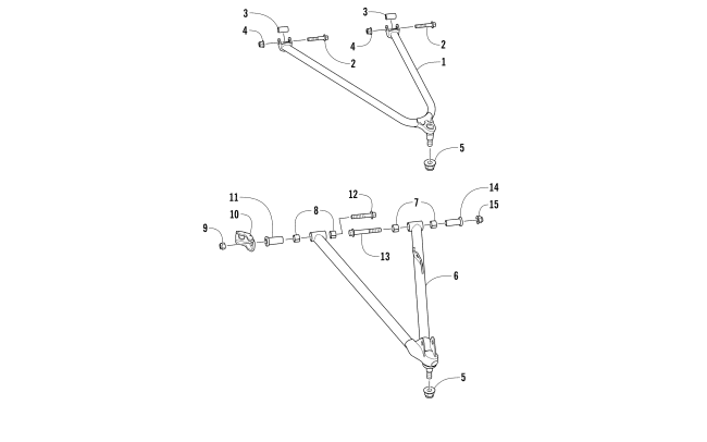 Parts Diagram for Arctic Cat 2016 ZR 6000 R SX SNOWMOBILE A-ARM ASSEMBLY