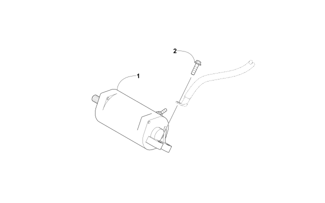 Parts Diagram for Arctic Cat 2017 BEARCAT 3000 LT SNOWMOBILE STARTER MOTOR ASSEMBLY