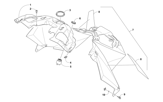 Parts Diagram for Arctic Cat 2016 ZR 6000 R XC SNOWMOBILE CONSOLE ASSEMBLY