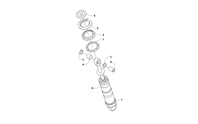 Parts Diagram for Arctic Cat 2016 M 8000 HCR 153 SNOWMOBILE REAR SUSPENSION FRONT ARM SHOCK ABSORBER