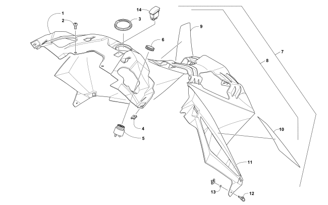 Parts Diagram for Arctic Cat 2016 ZR 9000 LTD 137 SNOWMOBILE CONSOLE ASSEMBLY