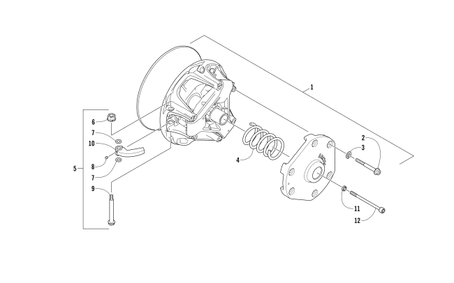 Parts Diagram for Arctic Cat 2017 BEARCAT 2000 LT SNOWMOBILE DRIVE CLUTCH