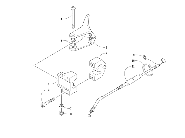 Parts Diagram for Arctic Cat 2017 ZR 6000 R SX SNOWMOBILE THROTTLE CONTROL ASSEMBLY