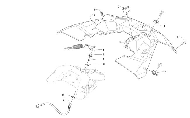 Parts Diagram for Arctic Cat 2017 ZR 6000 R SX SNOWMOBILE CONSOLE ASSEMBLY