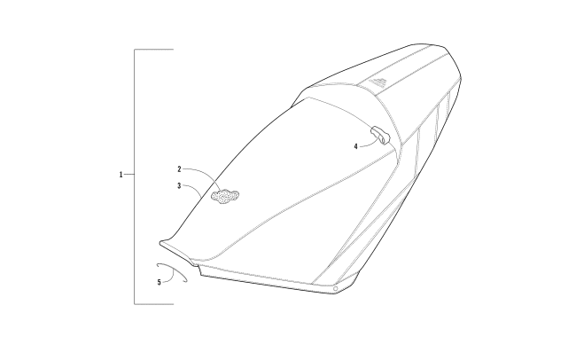 Parts Diagram for Arctic Cat 2017 ZR 6000 R SX SNOWMOBILE SEAT ASSEMBLY