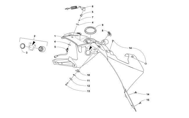 Parts Diagram for Arctic Cat 2017 ZR 9000 RR 137 SNOWMOBILE CONSOLE ASSEMBLY