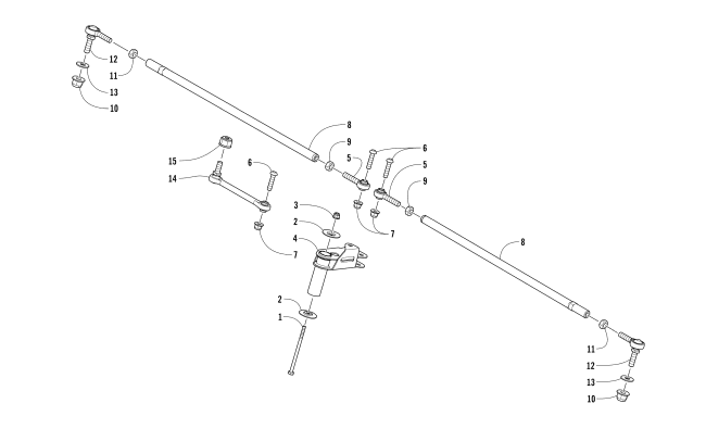 Parts Diagram for Arctic Cat 2018 M 8000 SNO PRO ES 162 SNOWMOBILE TIE ROD ASSEMBLY