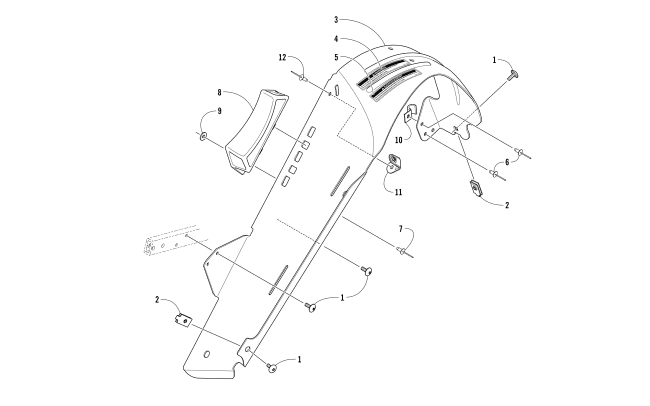 Parts Diagram for Arctic Cat 2018 ZR 8000 SNO PRO ES 129 EARLY RELEASE SNOWMOBILE BELT GUARD ASSEMBLY