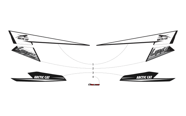 Parts Diagram for Arctic Cat 2018 LYNX 2000 LT SNOWMOBILE DECALS