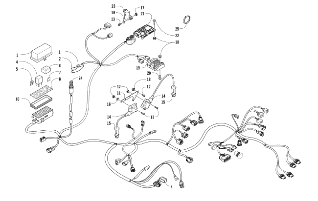 Parts Diagram for Arctic Cat 2017 1000 XT EPS ATV WIRE HARNESS ASSEMBLY