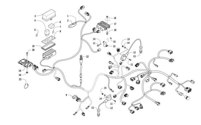 Parts Diagram for Arctic Cat 2017 ALTERRA TRV 1000 XT EPS ATV WIRING HARNESS ASSEMBLY