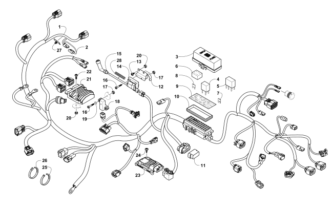 Parts Diagram for Arctic Cat 2017 ALTERRA 700 XT EPS INERNATIONAL ATV WIRING HARNESS ASSEMBLY