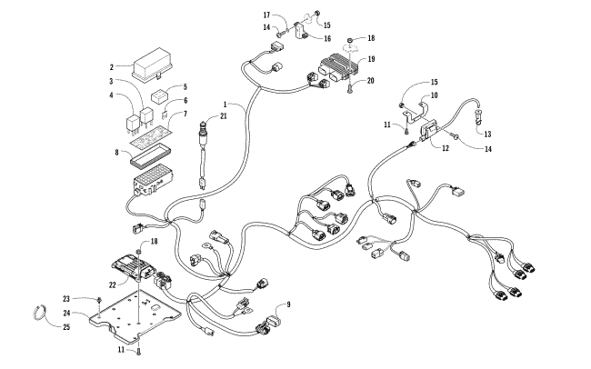 Parts Diagram for Arctic Cat 2018 ALTERRA VLX 700 ATV WIRING HARNESS ASSEMBLY