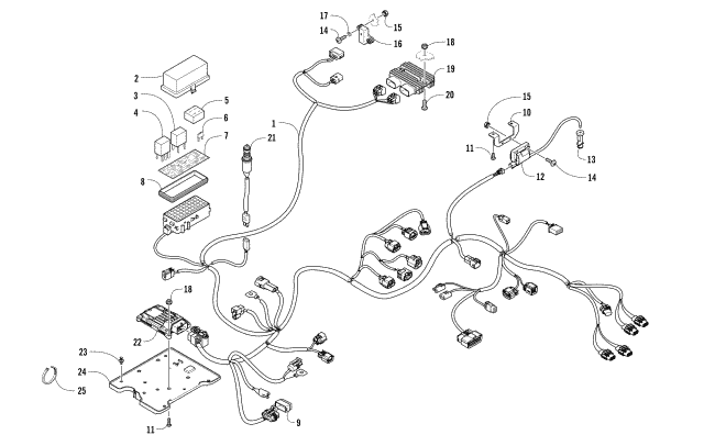 Parts Diagram for Arctic Cat 2018 ALTERRA VLX 700 EPS ATV WIRING HARNESS ASSEMBLY