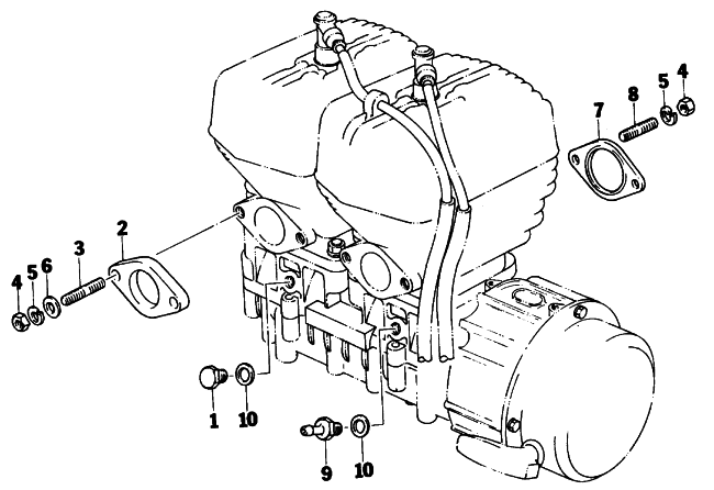 Parts Diagram for Arctic Cat 1977 EL TIGRE 4000 SNOWMOBILE INSULATORS