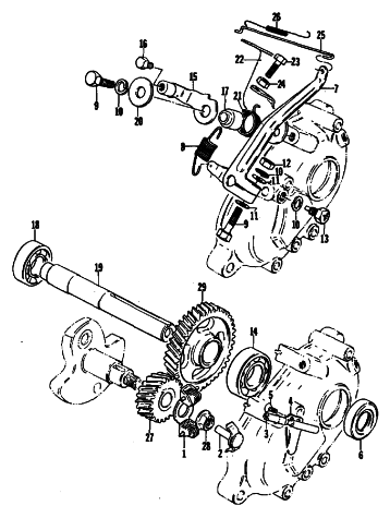 Parts Diagram for Arctic Cat 1978 KITTY CAT SNOWMOBILE GOVERNOR