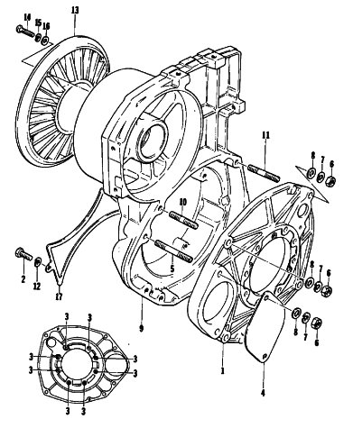 Parts Diagram for Arctic Cat 1978 PANTHER 5000 SNOWMOBILE FAN HOUSING