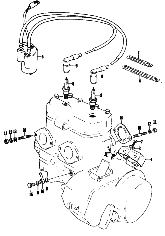 Parts Diagram for Arctic Cat 1979 EL TIGRE L/C SNOWMOBILE ELECTRICAL