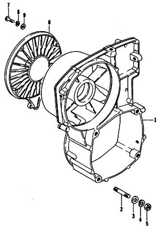 Parts Diagram for Arctic Cat 1979 TRAIL CAT SNOWMOBILE FAN HOUSING