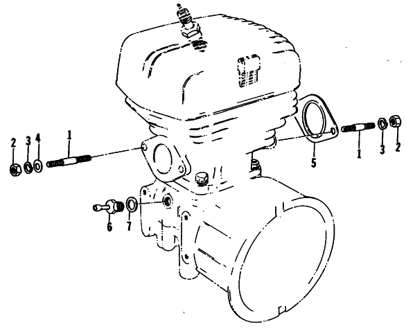 Parts Diagram for Arctic Cat 1980 LYNX SINGLE SNOWMOBILE INSULATORS