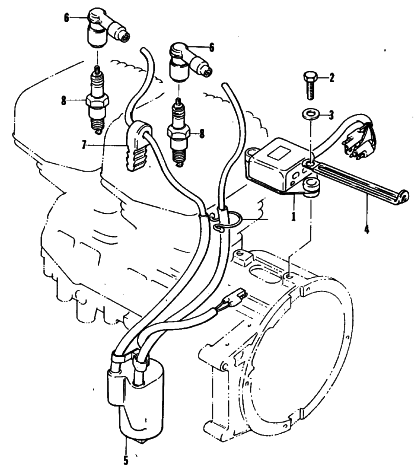 Parts Diagram for Arctic Cat 1980 EL TIGRE F/A SNOWMOBILE ELECTRICAL