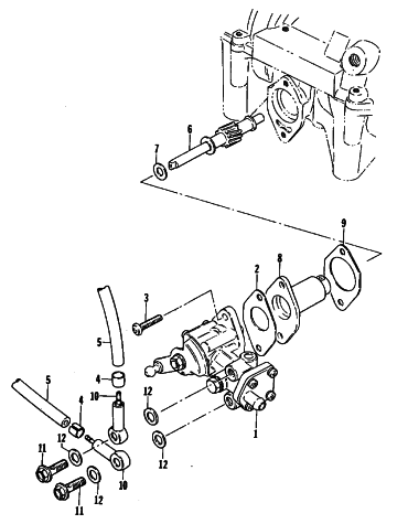 Parts Diagram for Arctic Cat 1981 JAG SNOWMOBILE OIL PUMP