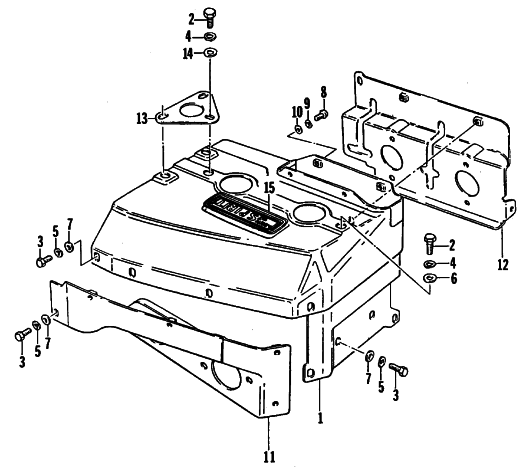 Parts Diagram for Arctic Cat 1981 PANTERA SNOWMOBILE CYLINDER COWLING