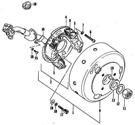 Parts Diagram for Arctic Cat 1980 EL TIGRE L/C SNOWMOBILE MAGNETO