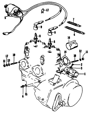 Parts Diagram for Arctic Cat 1988 EL TIGRE 6000 (530 L/C) SNOWMOBILE ELECTRICAL