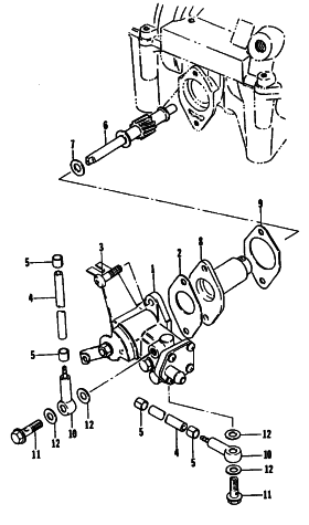 Parts Diagram for Arctic Cat 1984 PANTHER SNOWMOBILE OIL PUMP