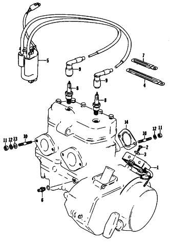 Parts Diagram for Arctic Cat 1984 EL TIGRE 6000 SNOWMOBILE ELECTRICAL