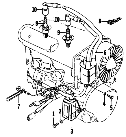 Parts Diagram for Arctic Cat 1986 PANTHER SNOWMOBILE ELECTRICAL