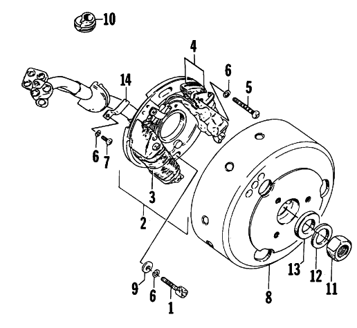 Parts Diagram for Arctic Cat 1988 CHEETAH (530 L/C) SNOWMOBILE MAGNETO