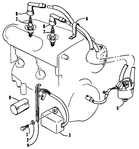 Parts Diagram for Arctic Cat 1990 COUGAR SNOWMOBILE ELECTRICAL