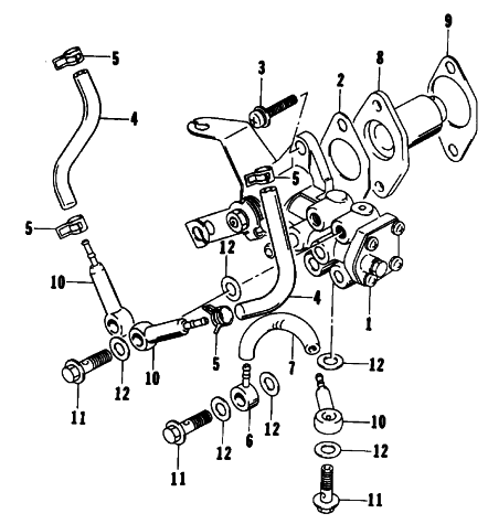 Parts Diagram for Arctic Cat 1993 COUGAR MOUNTAIN CAT SNOWMOBILE OIL PUMP