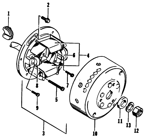 Parts Diagram for Arctic Cat 1993 CHEETAH SNOWMOBILE MAGNETO
