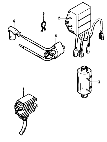 Parts Diagram for Arctic Cat 1993 EXT EFI SNOWMOBILE ELECTRICAL