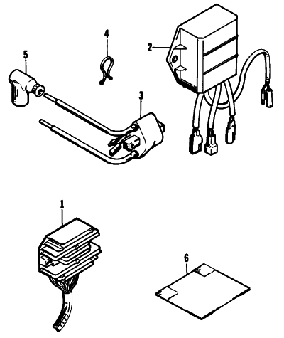 Parts Diagram for Arctic Cat 1995 EXT EFI MOUNTAIN CAT SNOWMOBILE ELECTRICAL